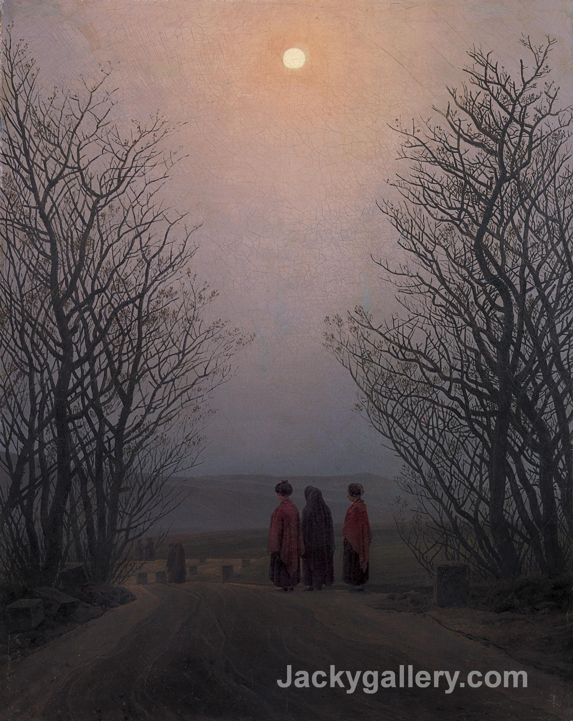 Easter Morning by Caspar David Friedrich paintings reproduction